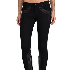 MOTHER the looker inside zip jeans. Size 25.